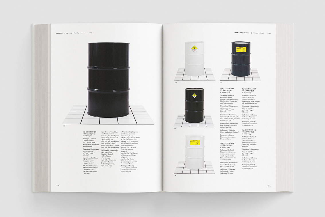 Catalogue raisonné Jean Pierre Raynaud