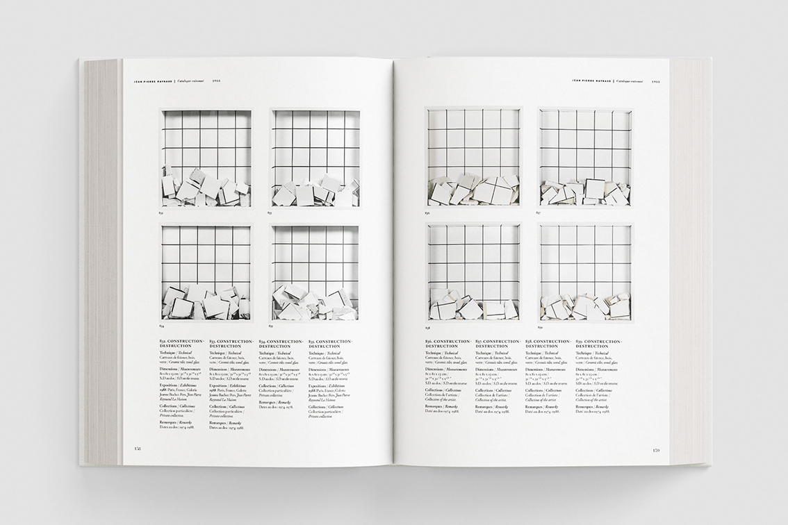 Catalogue raisonné Jean Pierre Raynaud